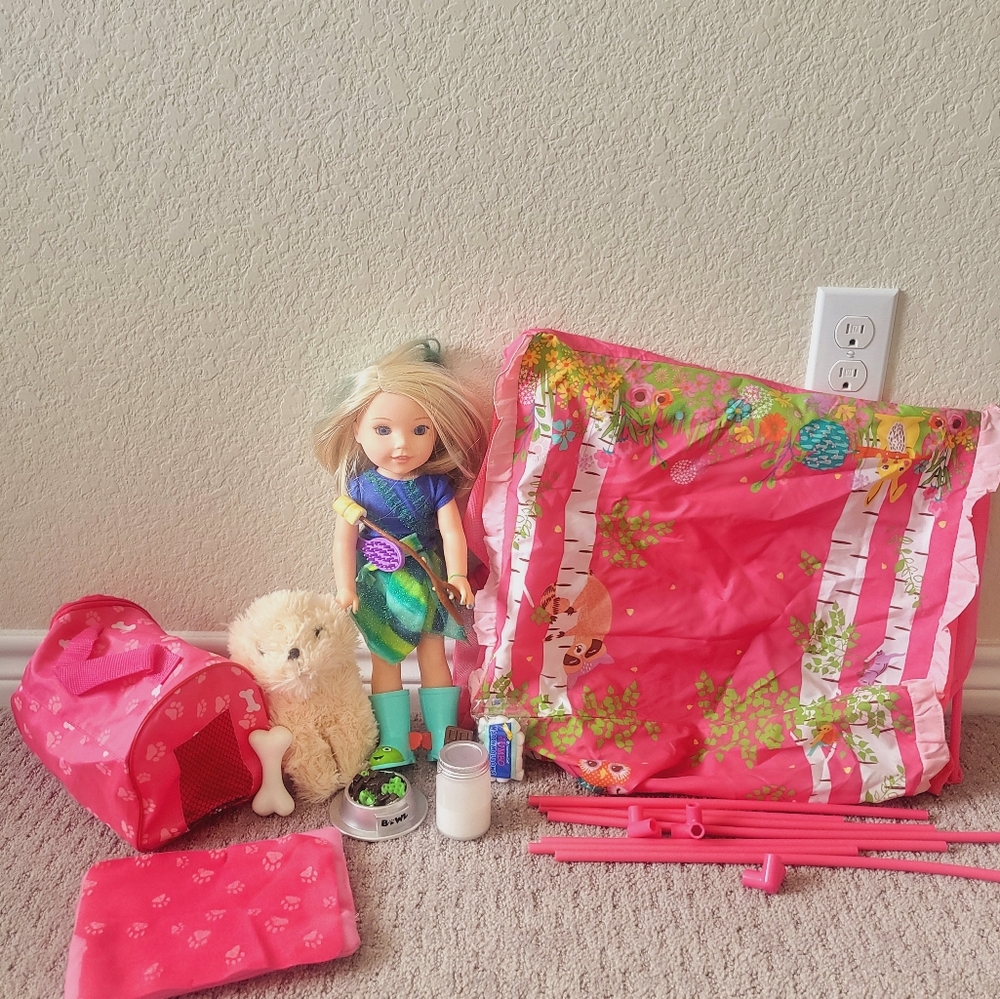 AMERICAN GIRL DOLL SET